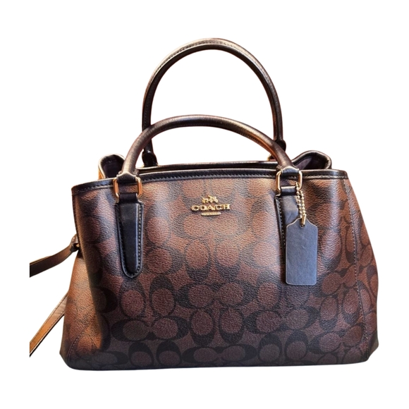 COACH EUC Small Margot Carryall in Signature C F58310 - Picture 3 of 13